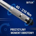 Podnośnik hydrauliczny 2t + klucz dynamometryczny zestaw do kół