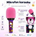 WOOPIE Bezprzewodowy Mikrofon Do Karaoke Z Głośnikiem Różowy
