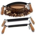 Zestaw noży ciesielskich do drewna 3 szt. BITUXX 10'' 13'' Drawknife
