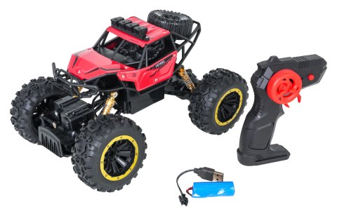 Crawler R/C 1:18 CLIMB POWER Czerwony