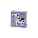 Drewniana układanka Farma Puzzle Viga Toys 4 klocki