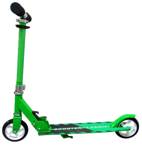 Duża Hulajnoga H6 ZIELONA Składana R-Sport koła 145 mm do 100 kg