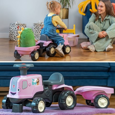 FALK Jeździk Traktor z Przyczepą Birdy Farm 1-3 lat