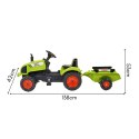 FALK Traktorek na pedały Claas Arion 410 z przyczepą