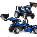 New Holland Traktor na pedały z przyczepą i łyżką FALK