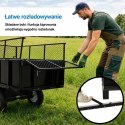 Przyczepka-wywrotka do traktorka ogrodowego/quada 300 kg ogrodowa 114×76 cm