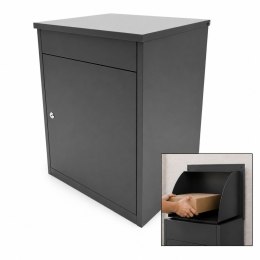 Skrzynka Na Paczki BITUXX M Zamykana Antracyt Box Na Przesyłki 54 cm