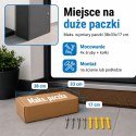 Skrzynka na Paczki BITUXX XL Antracyt Zamykana Box na Przesyłki 82 cm