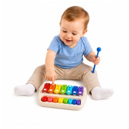 Ksylofon Dziecięcy Pianinko Kolorowe Instrument Muzyczny 2w1 Pałeczka