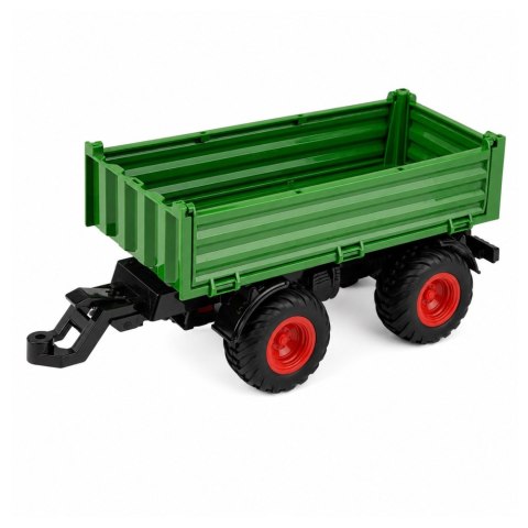 Traktor Rolniczy Z Przyczepą Wywrotką Zdalnie Sterowany Światła Dźwięk 1:24