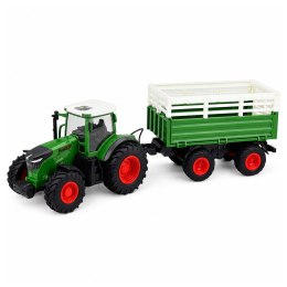 Traktor Rolniczy z Przyczepą Wywrotką Zdalnie Sterowany RC Światła 1:24