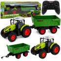 Traktor Rolniczy z Przyczepa Wywrotką Zdalnie Sterowany RC Światła 1:24