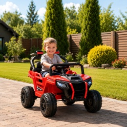 UTV1 R-sport Czerwony Auto na akumulator Pilot Akumulator litowo-jonowy