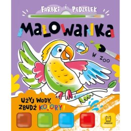 Aksjomat Farbki i pędzelek. Malowanka. Użyj wody, zbudź kolory! W zoo KS1302