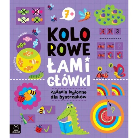 Aksjomat Kolorowe łamigłówki. Zadania logiczne dla bystrzaków 7+ KS1307