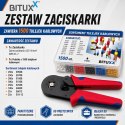 Zestaw Zaciskarek 2200 El. Tulejki Konektory Praska Crimping 2w1