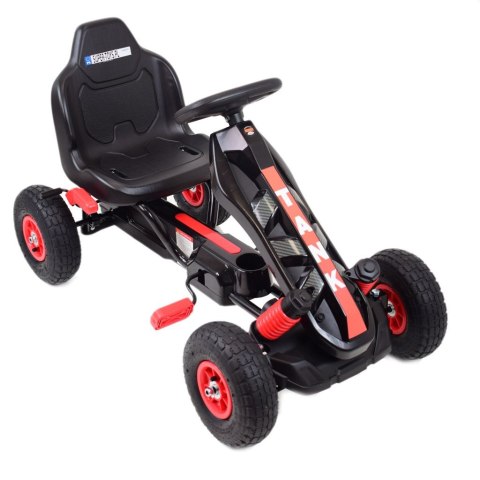 NAJNOWSZY GOKART NA PEDAŁY "TANK", KOŁA POMPOWANE, HAMULCE/G23