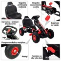NAJNOWSZY GOKART NA PEDAŁY "TANK", KOŁA POMPOWANE, HAMULCE/G23