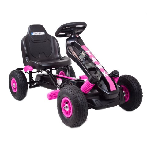 NAJNOWSZY GOKART NA PEDAŁY "TANK", KOŁA POMPOWANE, HAMULCE/G23