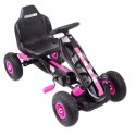 NAJNOWSZY GOKART NA PEDAŁY "TANK", KOŁA POMPOWANE, HAMULCE/G23