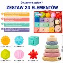 WOOPIE BABY Miękkie Klocki Sensoryczne Gryzaki 23 el.