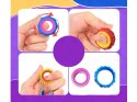 Pierścienie Sensoryczne Obrotowe Fidget Zabawka Antystresowa 6 szt. ZA6619