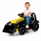 Traktor Spychacz G320 dla najmłodszych dzieci Żółty + Ruchoma łyżka + Melodie + Klakson + Światła LED