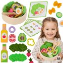 VIGA Drewniany Zestaw Do Robienia Sałatek 18m+