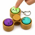 Brelok Pierożki w Koszyczku Świecące LED Dumpling Fidget Spinner 8,5 cm