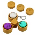 Brelok Pierożki w Koszyczku Świecące LED Dumpling Fidget Spinner 8,5 cm