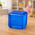 Gniotek Antystresowy Elastyczna Kostka Lodu Ice Cube Squishy Niebieska 5cm