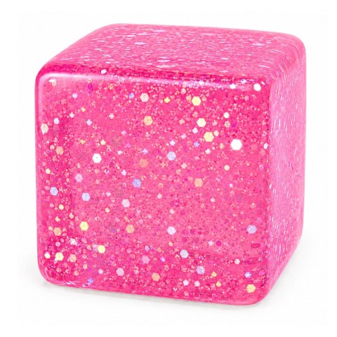 Gniotek Antystresowy Elastyczna Kostka Lodu Ice Cube Squishy Z Brokatem 5cm