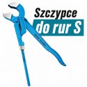 Klucz szwed nastawny do rur typ S1 Hydrauliczny czerwony Bituxx solidny