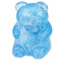 Świecący Gniotek Miś Brokatowy LED Squishy Antystresowy 6,5 cm