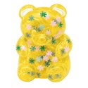 Świecący Gniotek Miś Konfetti Śnieżki LED Squishy Antystresowy 6,5 cm