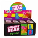 Świecący Gniotek Miś Konfetti Śnieżki LED Squishy Antystresowy 6,5 cm