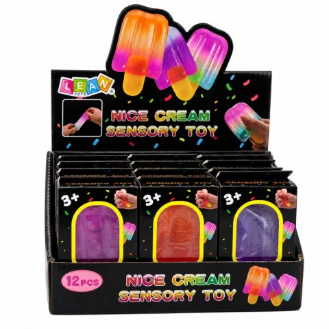 Gniotek Żelowy Lód na Patyku Squishy Rozciągliwy Do Ściskania Antystresowy