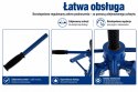 Podpora warsztatowa 12 t 710-1080 mm stojak pod samochód regulowana stalowa auto