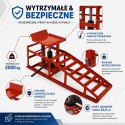 Rampy z podnośnikiem hydraulicznym 2szt Zestaw Ramp Warsztatowych BITUXX