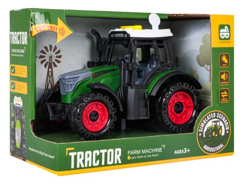 Traktor z Funkcją Świateł i Dźwięku Ciemno Zielony