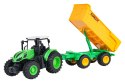 Traktor z Otwieraną Żółtą Naczepą R/C 1:24