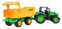Traktor z Otwieraną Żółtą Naczepą R/C 1:24