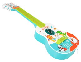 Gitara Dla Najmłodszych Zwierzątka Niebieska