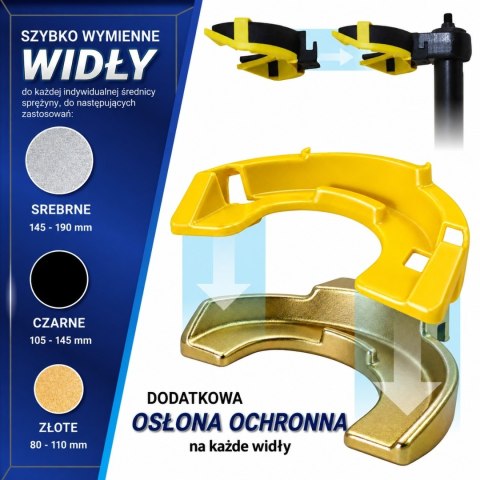 Ściągacz do sprężyn MCPherson 1,5T mocny Mechaniczny Bituxx