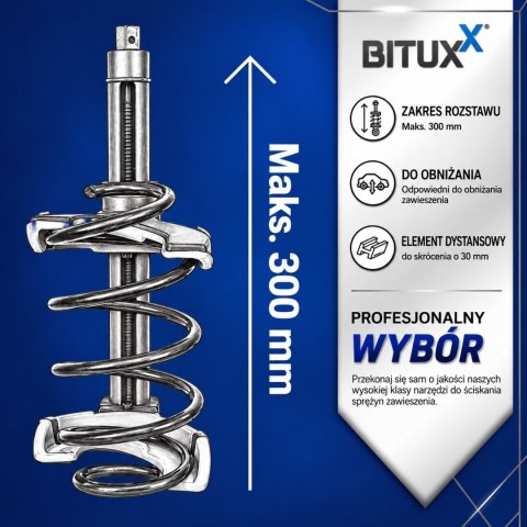 Ściągacz do sprężyn MCPherson 1,5T mocny Mechaniczny Bituxx