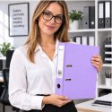 Segregator Na Dokumenty A4/80mm Okucie Mechanizm Dźwigniowy Fioletowy