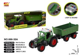 Traktor z Naczepą z Funkcją Świateł i Dźwięku