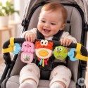 WOOPIE BABY Zawieszka do Wózka Łóżeczka Sensoryczna Grający Krab Lusterko Rybka 6m
