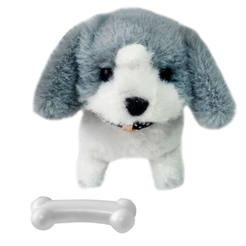 WOOPIE Piesek Interaktywny Pluszak z Kością Pudel Husky