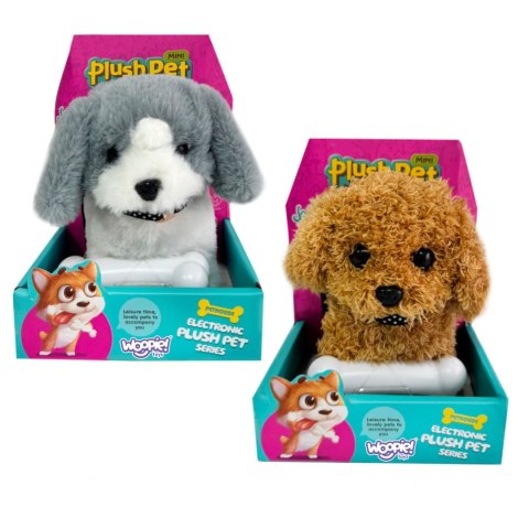 WOOPIE Piesek Interaktywny Pluszak z Kością Pudel Husky